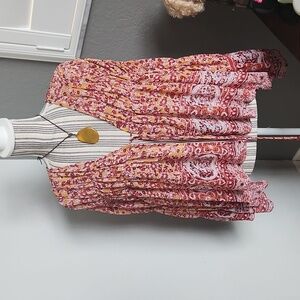 Free People boho frolal kimono blouse